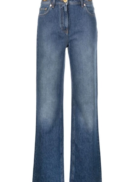 Cheap Women '95 straight-leg Versace Medusa jeans 0804